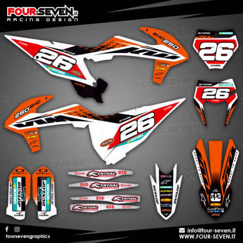 Grafiche per Ktm WHITE LINE