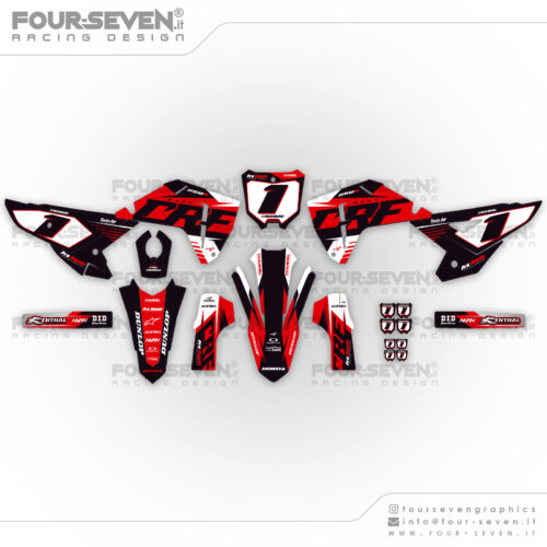 Grafiche per Honda RACE BLACK