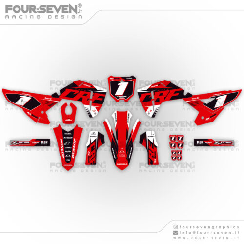 Grafiche per Honda RACE RED