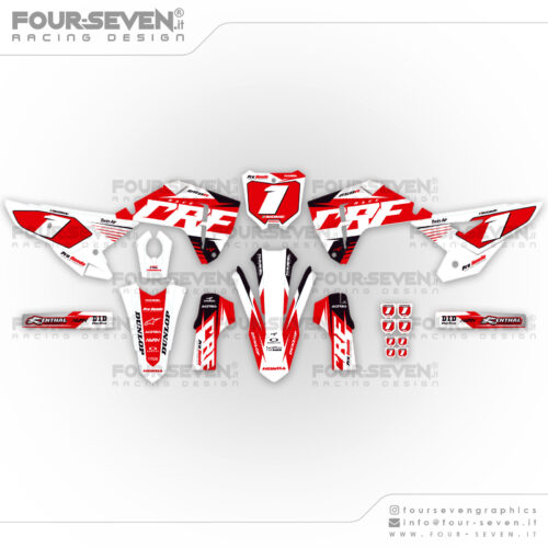 Grafiche per Honda RACE WHITE
